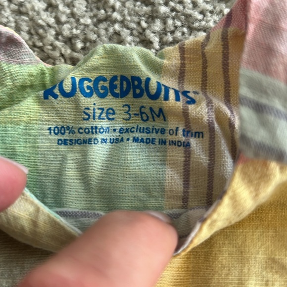 Rugged Butts Boys Romper, worn twice, like new - Picture 2 of 3